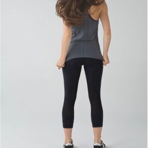 lululemon Pace Rival Crop 22” Black size 2